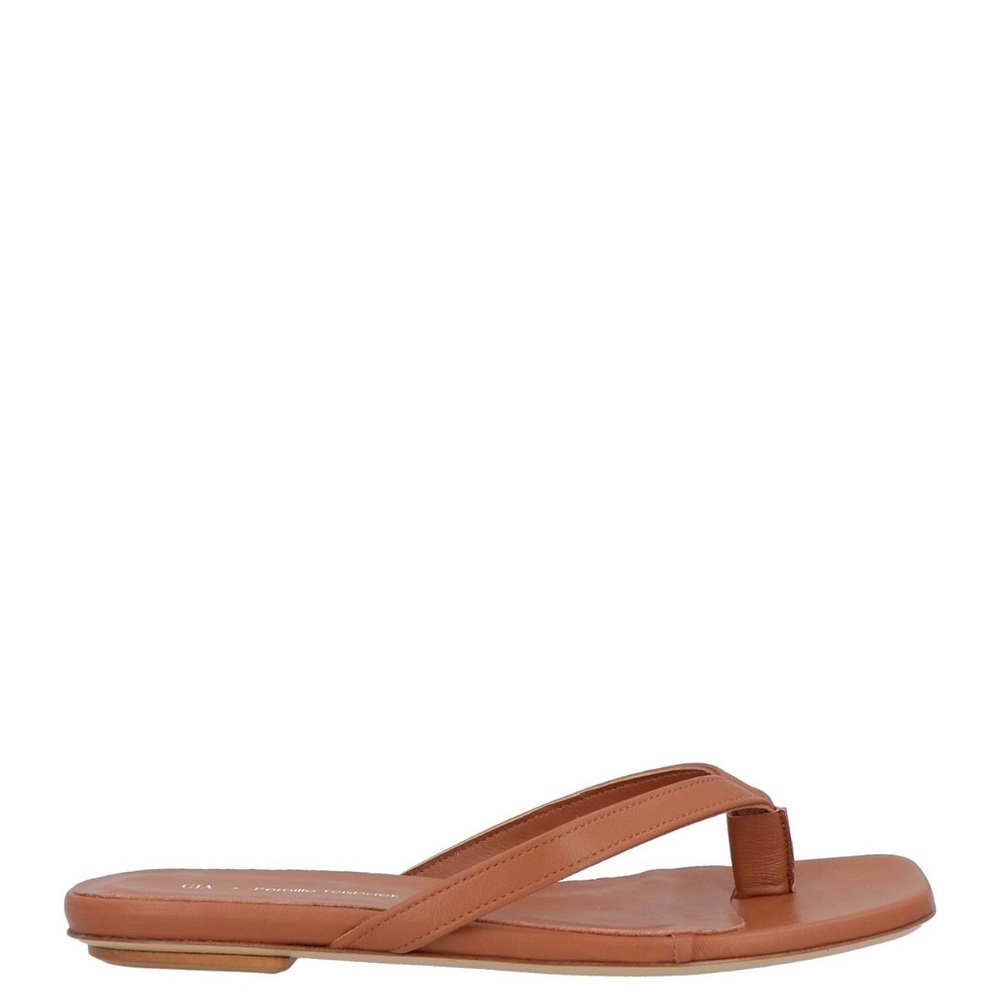 Gia x pernille Teisbaek leather flip flops